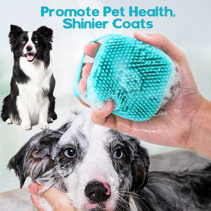 LuxePaws 2-in-1 Soft Silicone Pet Bath & Massage Brush🐾✨