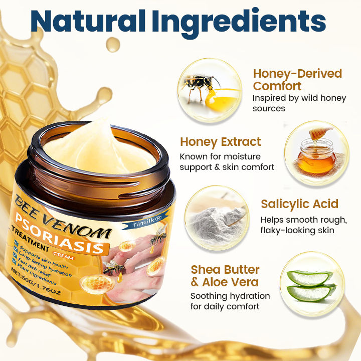 Timilk® BeeVenom Psoriasis Treatment Cream🚀