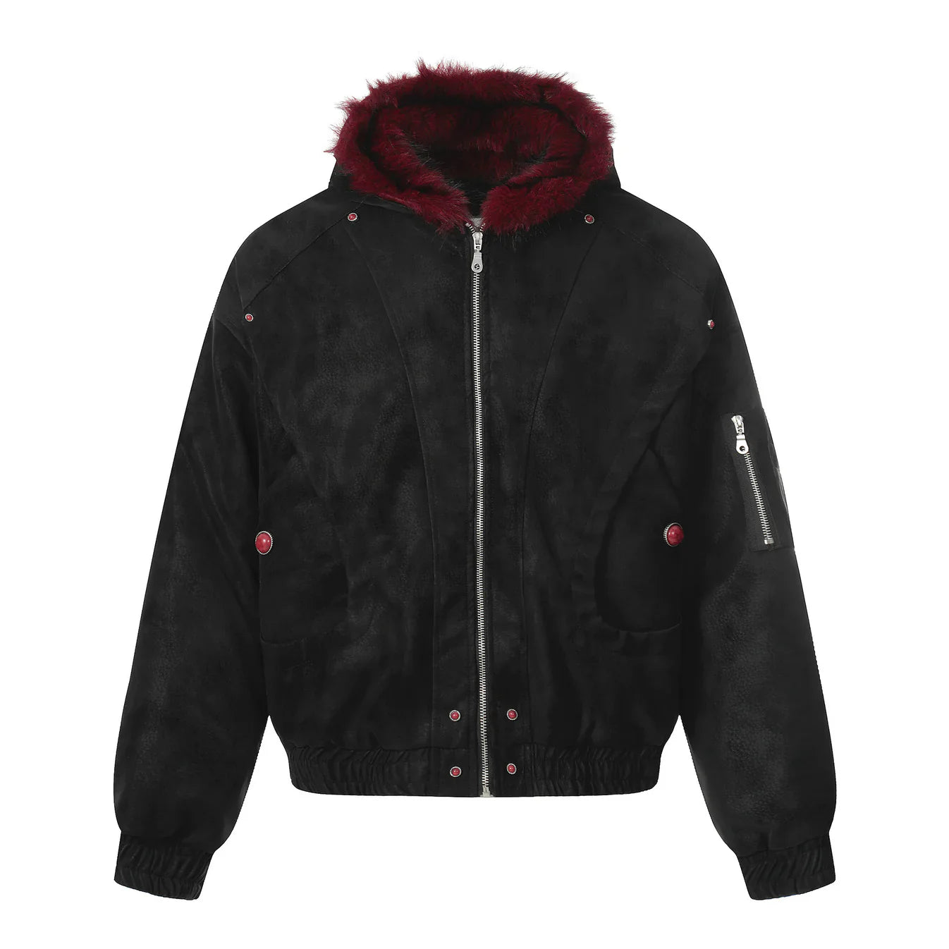 Red Series Faux Fur Jacket