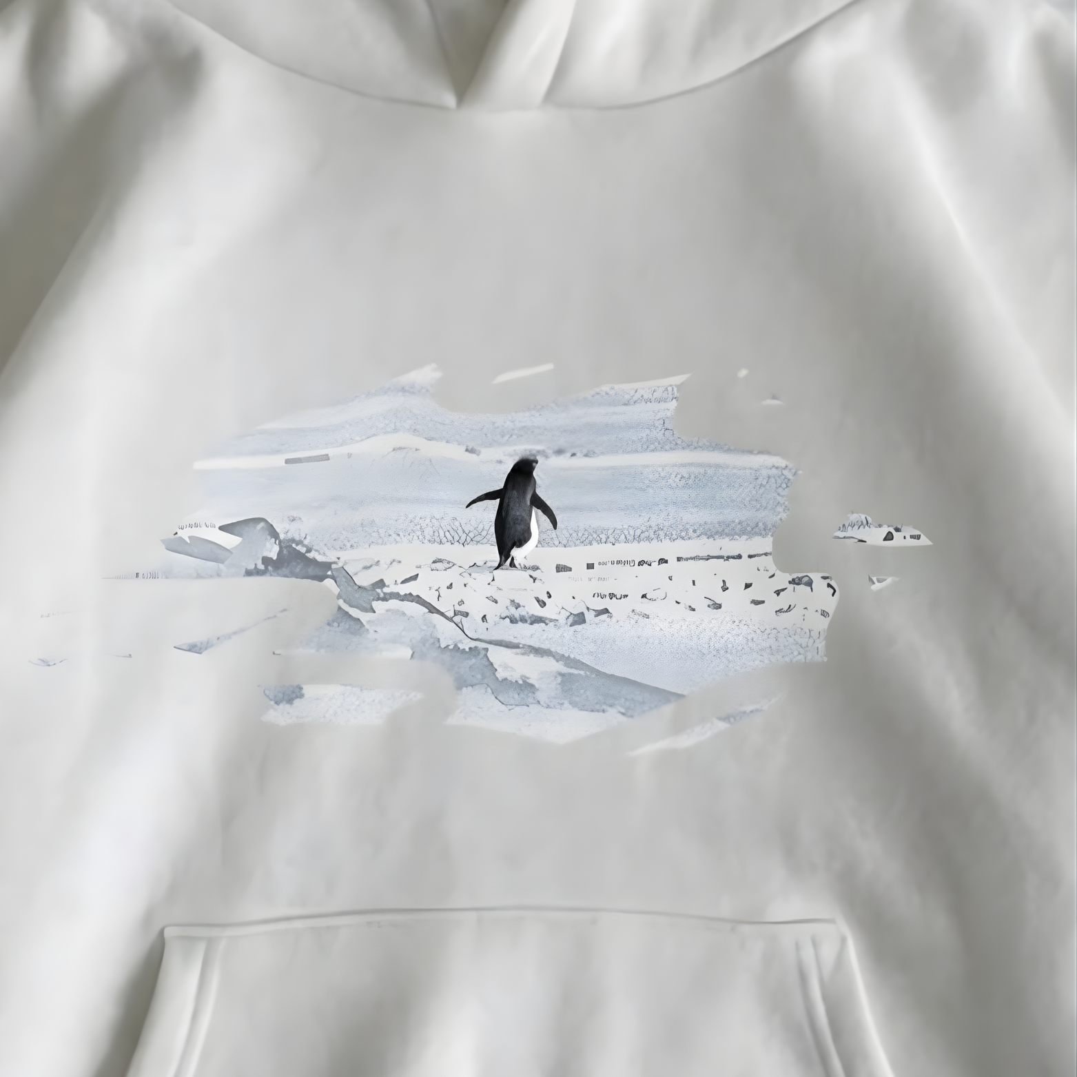 Lone Penguin But Why Oversized Hoodie